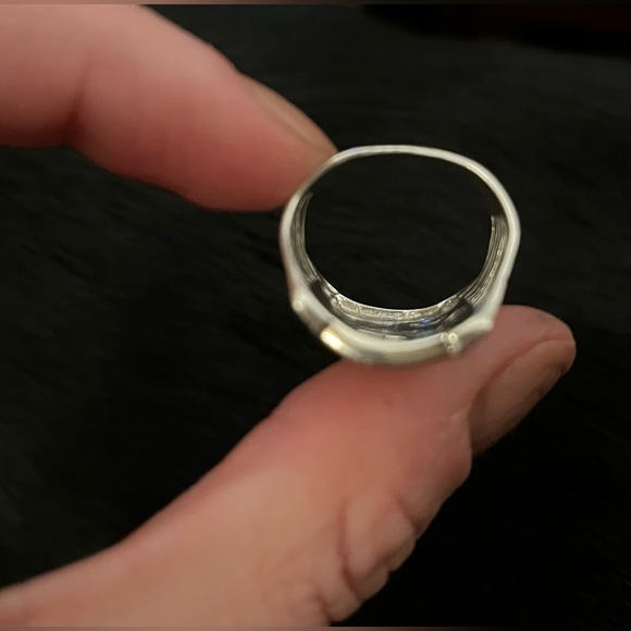 Sterling silver ring. Stamped. - Picture 3 of 3